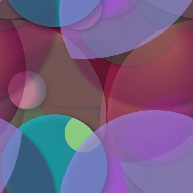 Çok renkli geometrik daire arka plan seamless modeli.