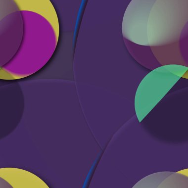 Çok renkli geometrik daire arka plan seamless modeli.