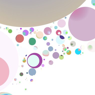 Daire saydam arka plan - eğilim seamless modeli.