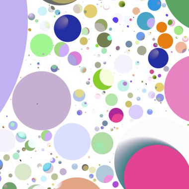 Çok renkli geometrik daire arka plan seamless modeli.