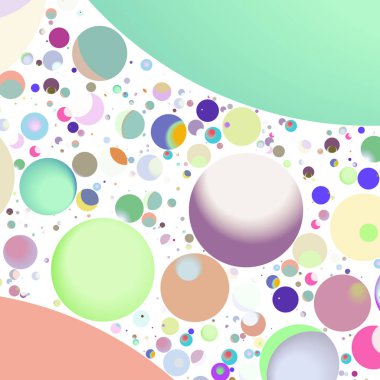 Daire saydam arka plan - eğilim seamless modeli.