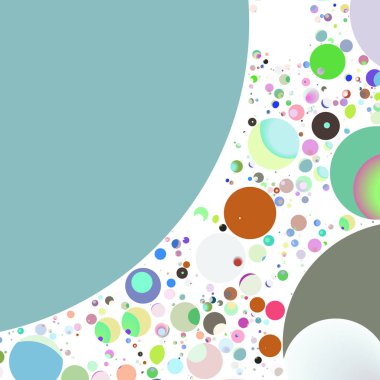 Çok renkli geometrik daire arka plan seamless modeli.