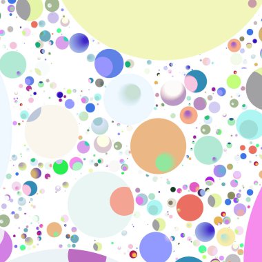 Daire saydam arka plan - eğilim seamless modeli.