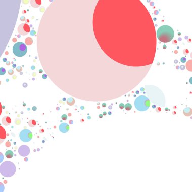 Çok renkli geometrik daire arka plan seamless modeli.