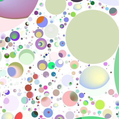 Daire saydam arka plan - eğilim seamless modeli.