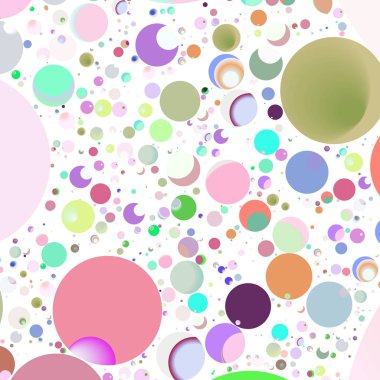 Çok renkli geometrik daire arka plan seamless modeli.