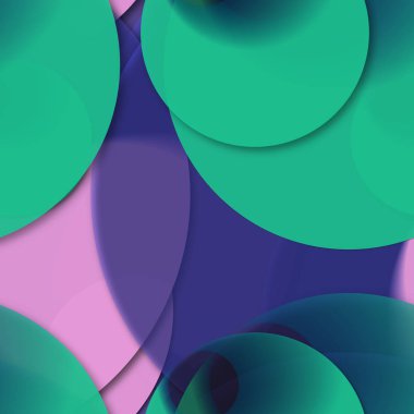 Çok renkli geometrik daire arka plan seamless modeli.