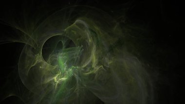 Fantezi kaotik renkli fraktal desen. Soyut Fraktal şekiller. 3D render resimde arka plan veya duvar kağıdı.