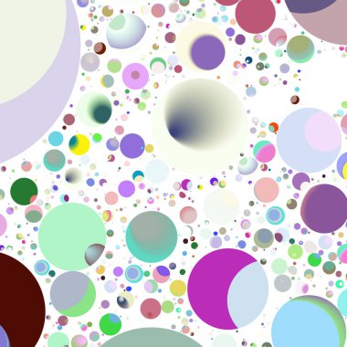 Çok renkli geometrik daire arka plan seamless modeli.