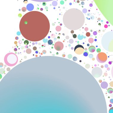 Çok renkli geometrik daire arka plan seamless modeli.