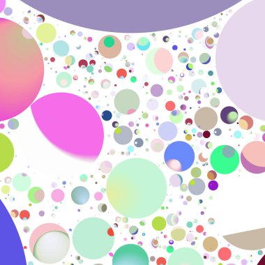 Çok renkli geometrik daire arka plan seamless modeli.