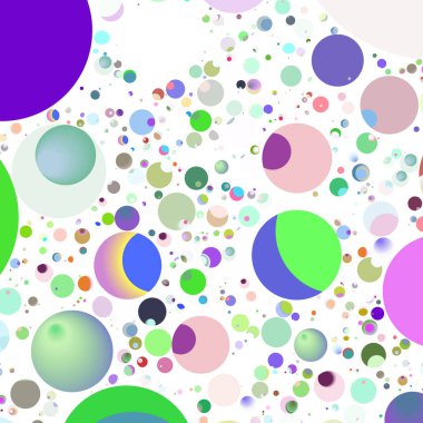 Çok renkli geometrik daire arka plan seamless modeli.