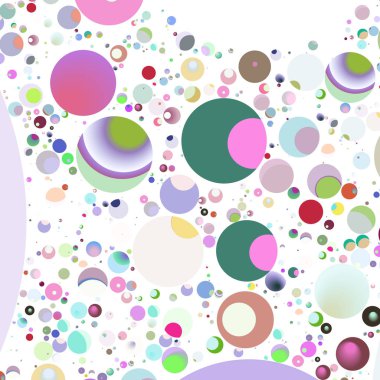 Çok renkli geometrik daire arka plan seamless modeli.