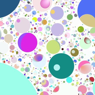 Çok renkli geometrik daire arka plan seamless modeli.