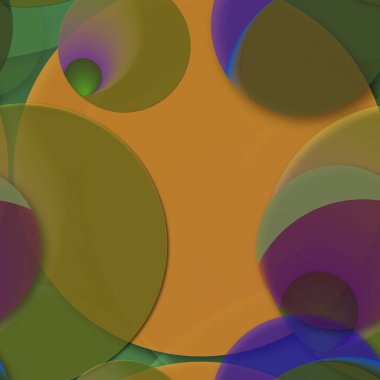 Çok renkli geometrik daire arka plan seamless modeli.