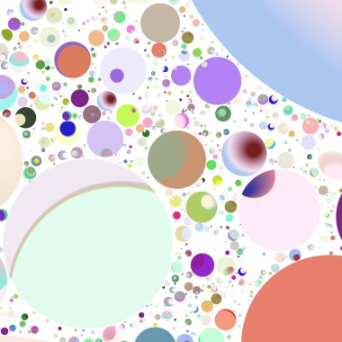 Çok renkli geometrik daire arka plan seamless modeli.