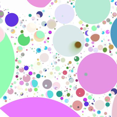 Çok renkli geometrik daire arka plan seamless modeli.