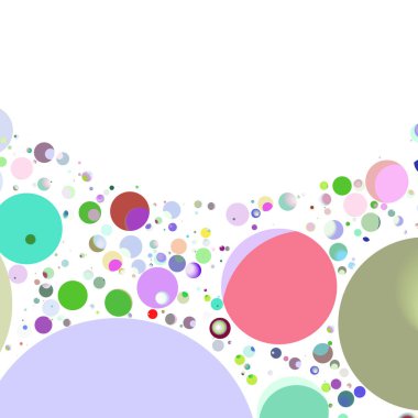 Çok renkli geometrik daire arka plan seamless modeli.