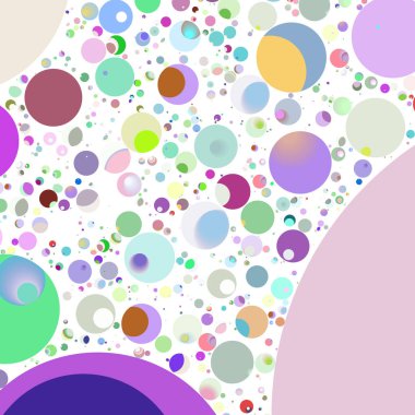 Çok renkli geometrik daire arka plan seamless modeli.