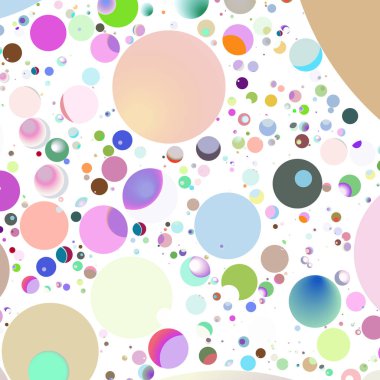 Çok renkli geometrik daire arka plan seamless modeli.