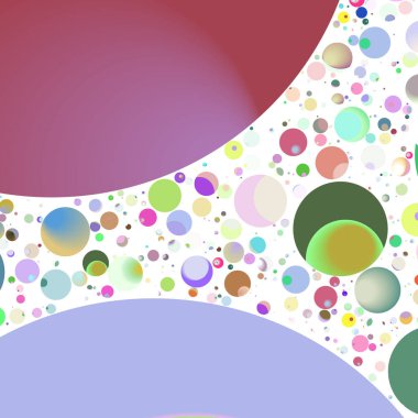 Çok renkli geometrik daire arka plan seamless modeli.