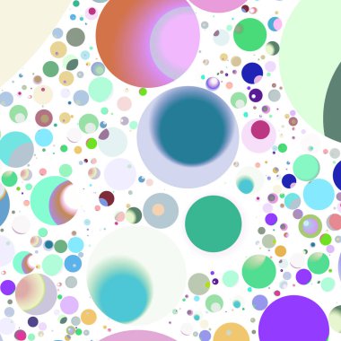 Çok renkli geometrik daire arka plan seamless modeli.