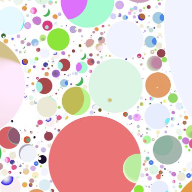 Daire saydam arka plan - eğilim seamless modeli.