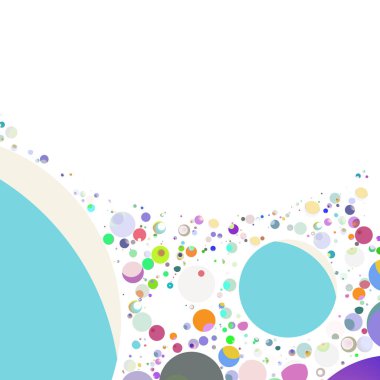 Çok renkli geometrik daire arka plan seamless modeli.