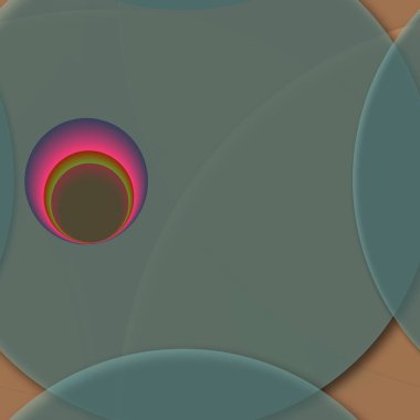 Çok renkli geometrik daire arka plan seamless modeli.