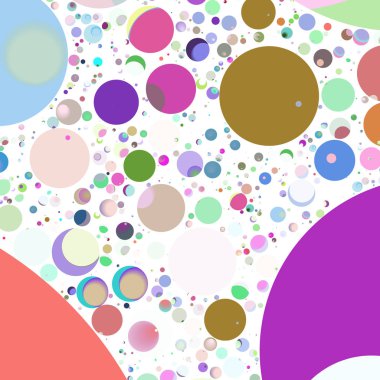 Çok renkli geometrik daire arka plan seamless modeli.