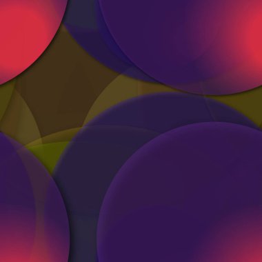 Daire saydam arka plan - eğilim seamless modeli.