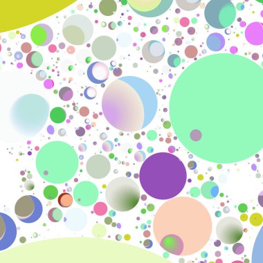 Daire saydam arka plan - eğilim seamless modeli.