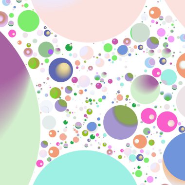 Çok renkli geometrik daire arka plan seamless modeli.