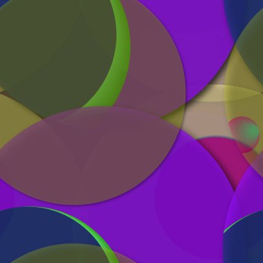 Çok renkli geometrik daire arka plan seamless modeli.