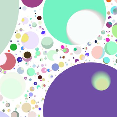 Daire saydam arka plan - eğilim seamless modeli.