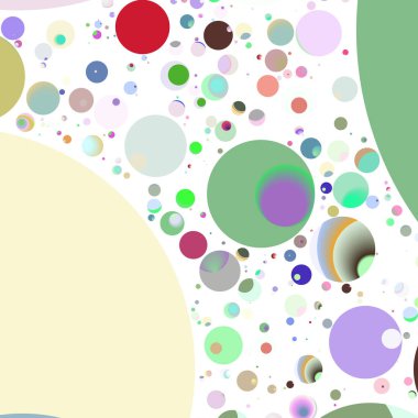 Çok renkli geometrik daire arka plan seamless modeli.