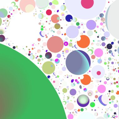 Çok renkli geometrik daire arka plan seamless modeli.