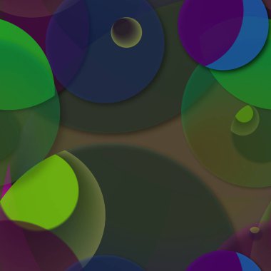 Çok renkli geometrik daire arka plan seamless modeli.