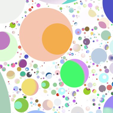 Çok renkli geometrik daire arka plan seamless modeli.