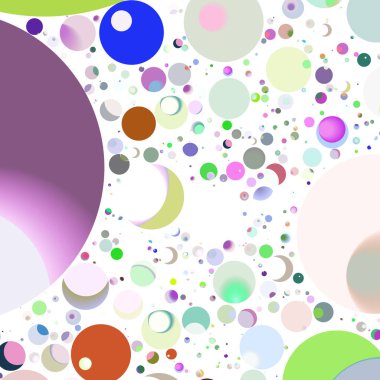 Çok renkli geometrik daire arka plan seamless modeli.