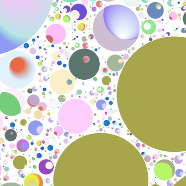 Çok renkli geometrik daire arka plan seamless modeli.