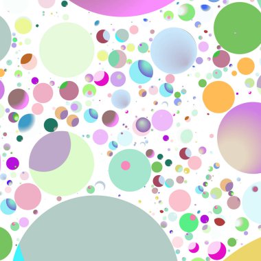 Çok renkli geometrik daire arka plan seamless modeli.