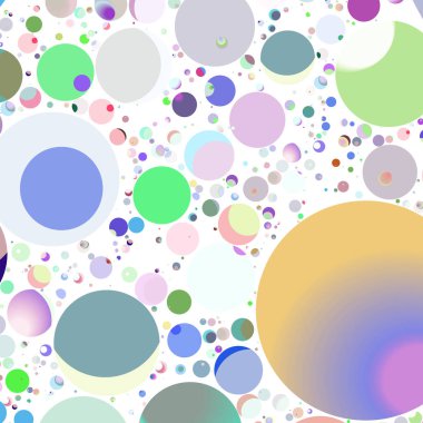 Çok renkli geometrik daire arka plan seamless modeli.