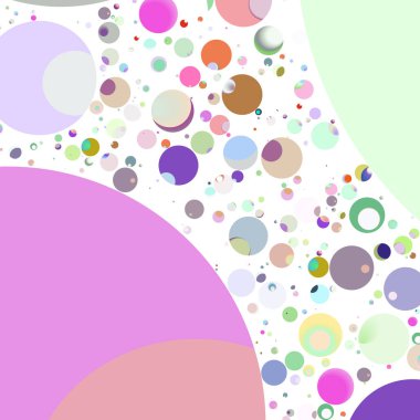 Çok renkli geometrik daire arka plan seamless modeli.