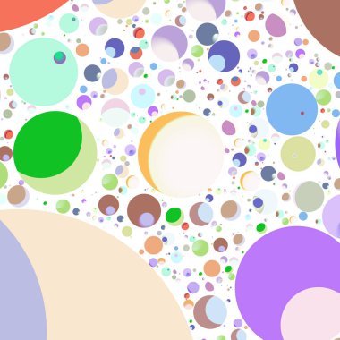 Çok renkli geometrik daire arka plan seamless modeli.