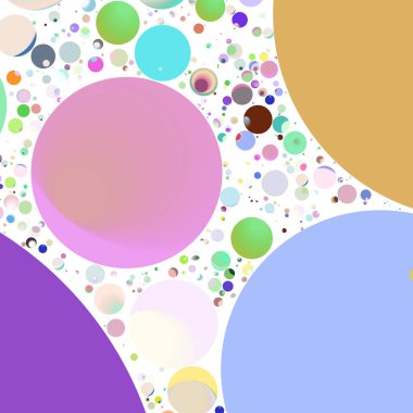 Çok renkli geometrik daire arka plan seamless modeli.