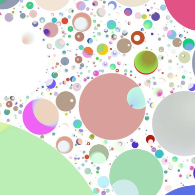 Çok renkli geometrik daire arka plan seamless modeli.