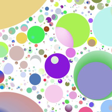 Çok renkli geometrik daire arka plan seamless modeli.