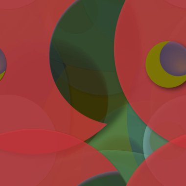 Çok renkli geometrik daire arka plan seamless modeli.