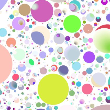 Çok renkli geometrik daire arka plan seamless modeli.